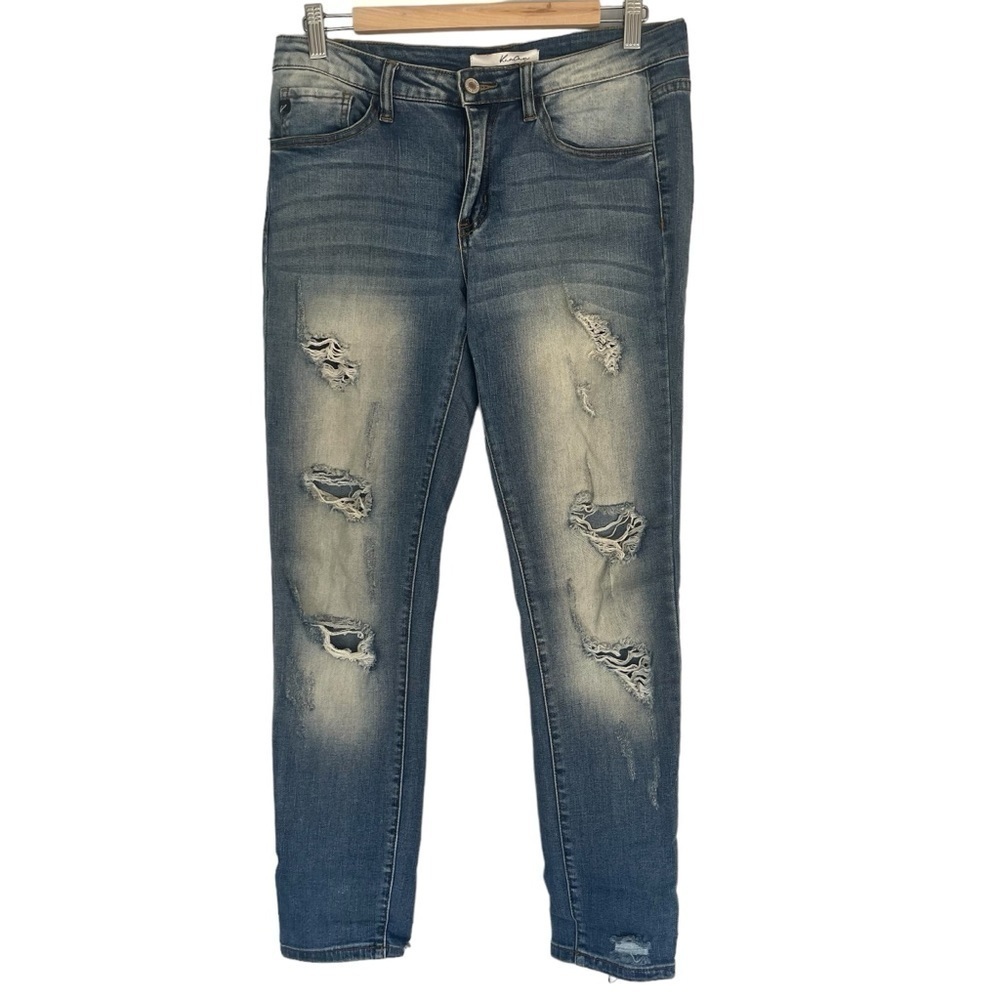 KanCan Estilo Distressed Skinny Jeans Size 28 Casual Denim Pants